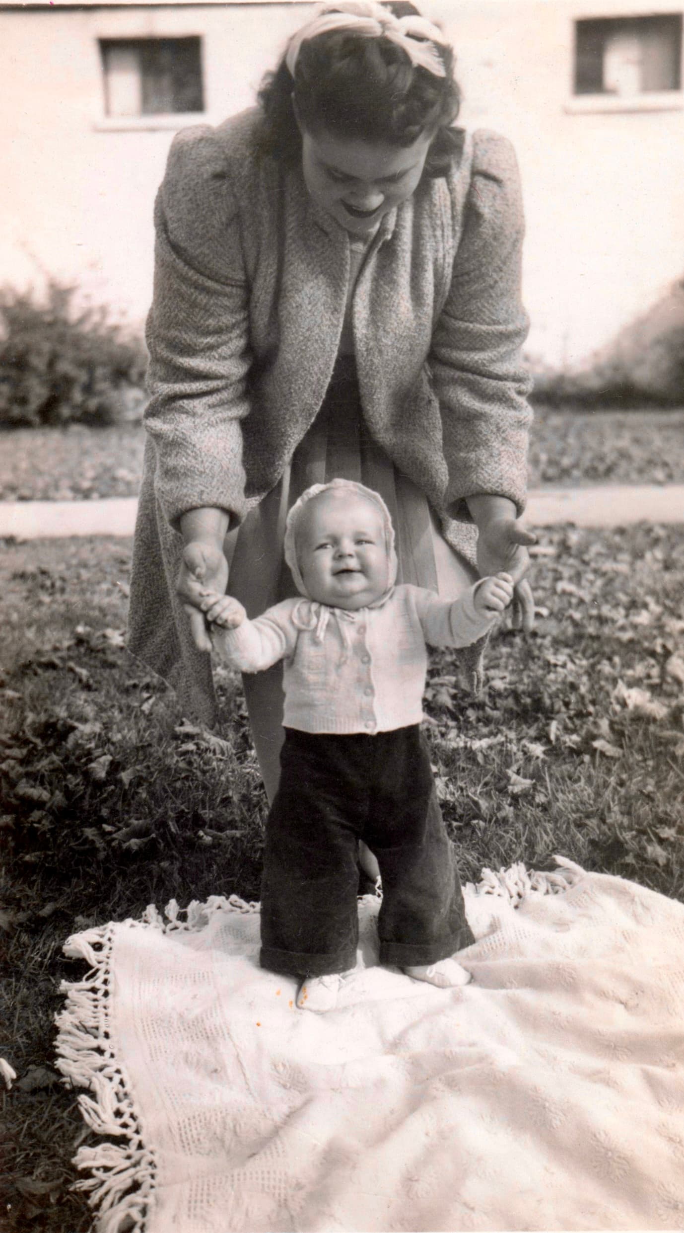 Earlene with baby Cliff Jr.