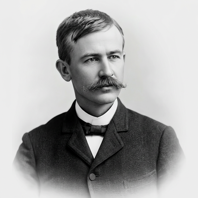 Studio portrait of Dr. William Erastus Platt as a younger man